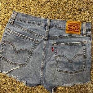 Levi's Women's Blue Denim Shorts